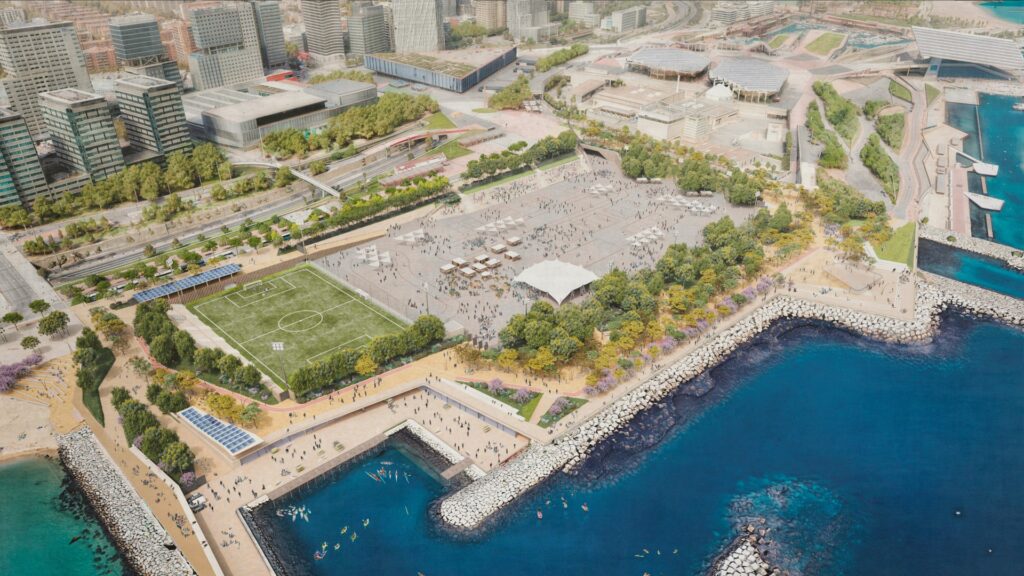 projecte plataforma marina f&ograve;rum barcelona