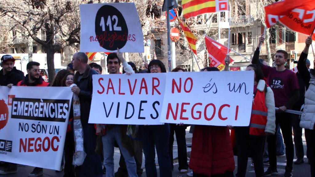 protesta 112 barcelona