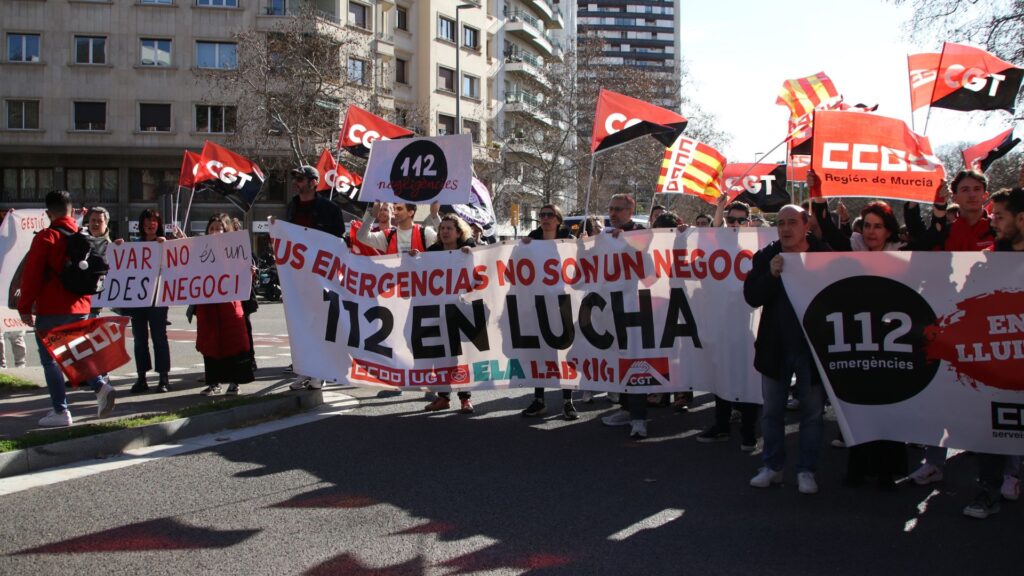 protesta 112 barcelona 