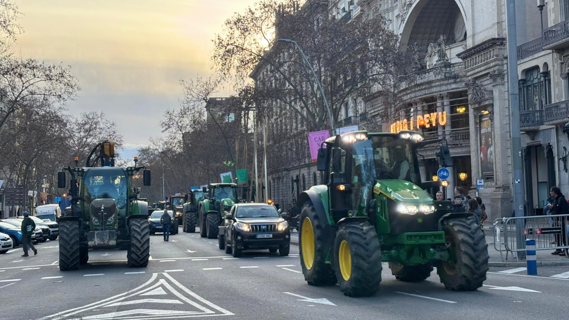 tractorada barcelona