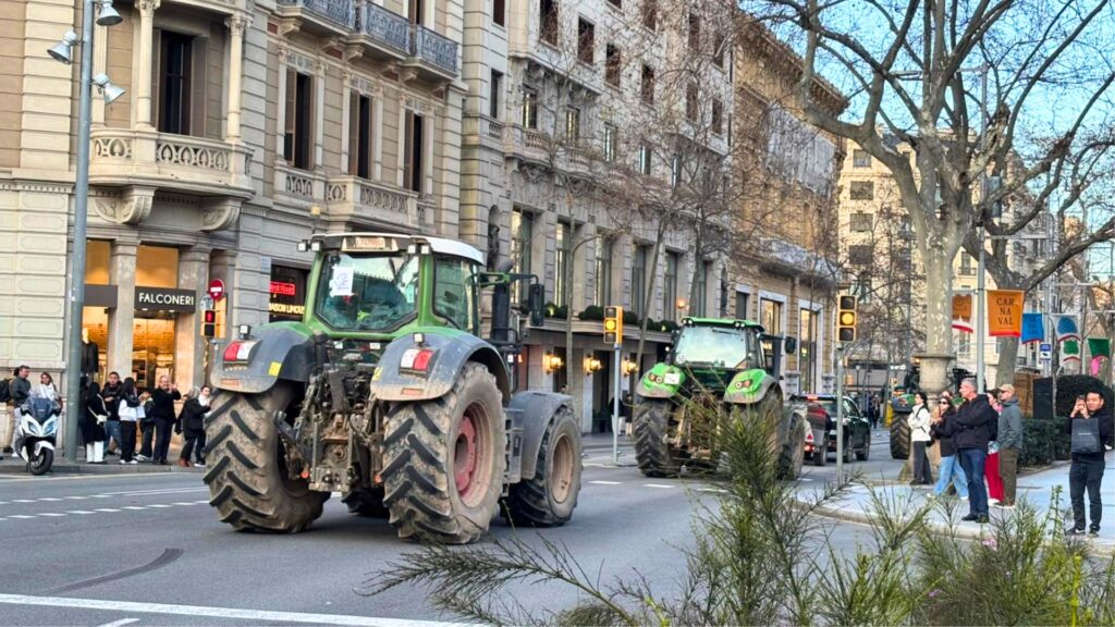 tractorada barcelona