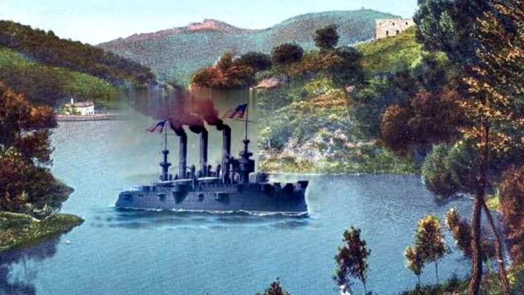 vaixell guerra eua panta vallvidrera satira setmanari satiric La Tomasa