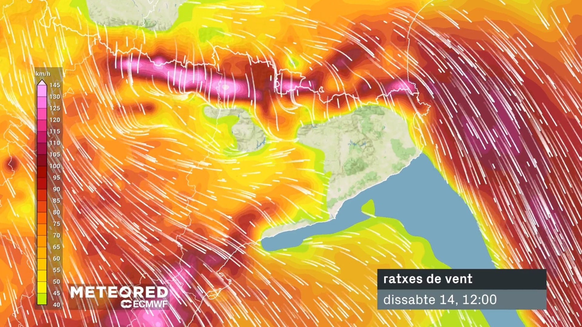 vent dissabte borrasca oriana
