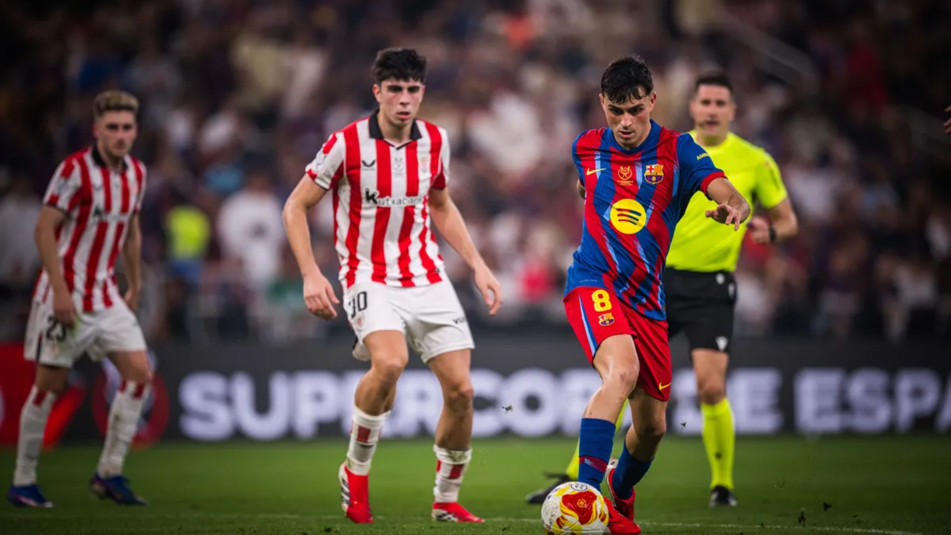 Barça 5 Athletic Club 0, Supercopa