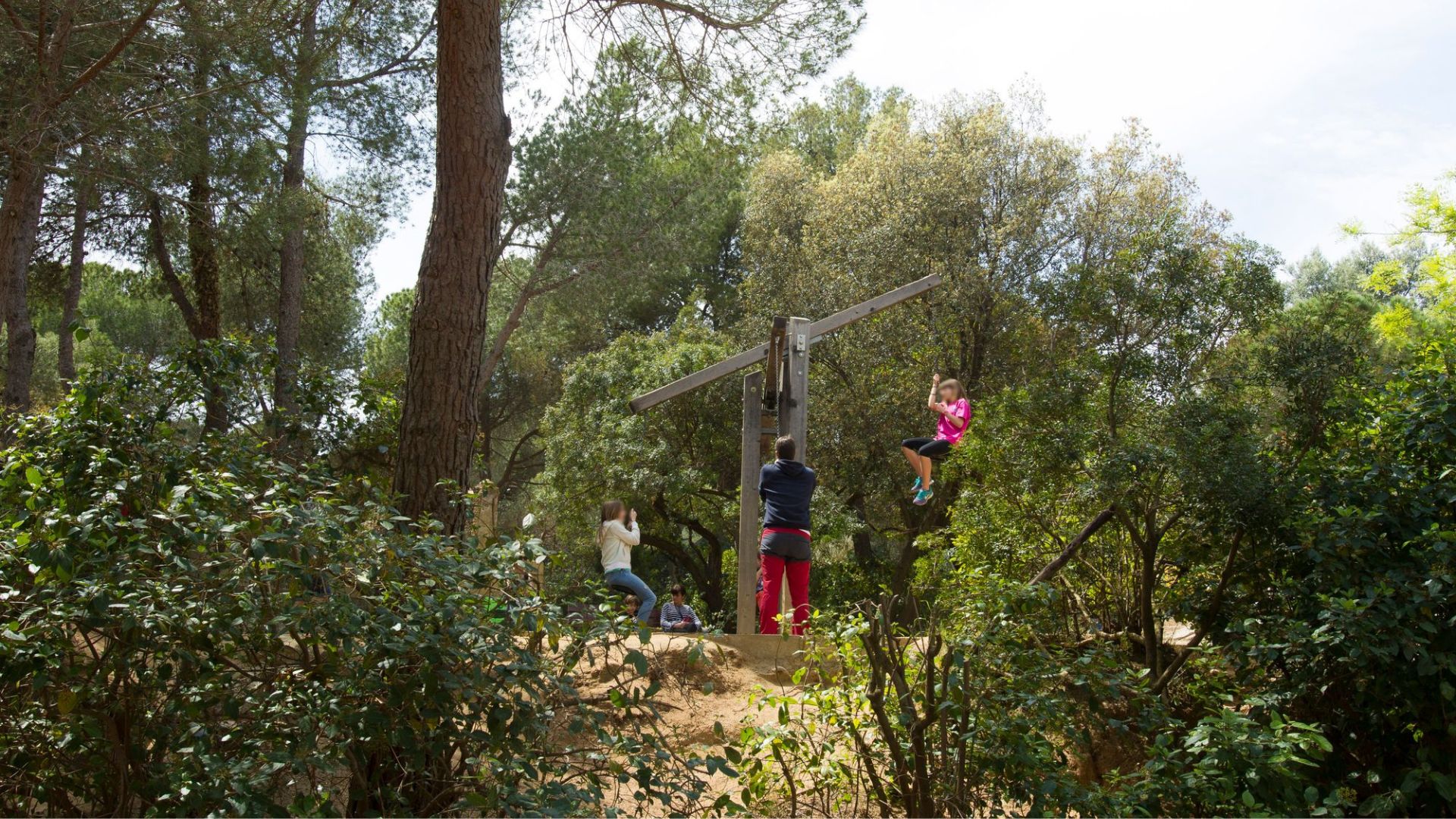 Foto d'arxiu del Parc del Castell de l'Oreneta a Sarrià Sant-Gervasi tancat per la pesta porcina