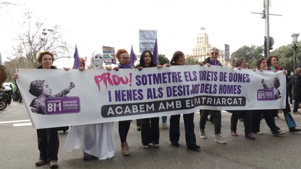 manifestaci&oacute; 8M