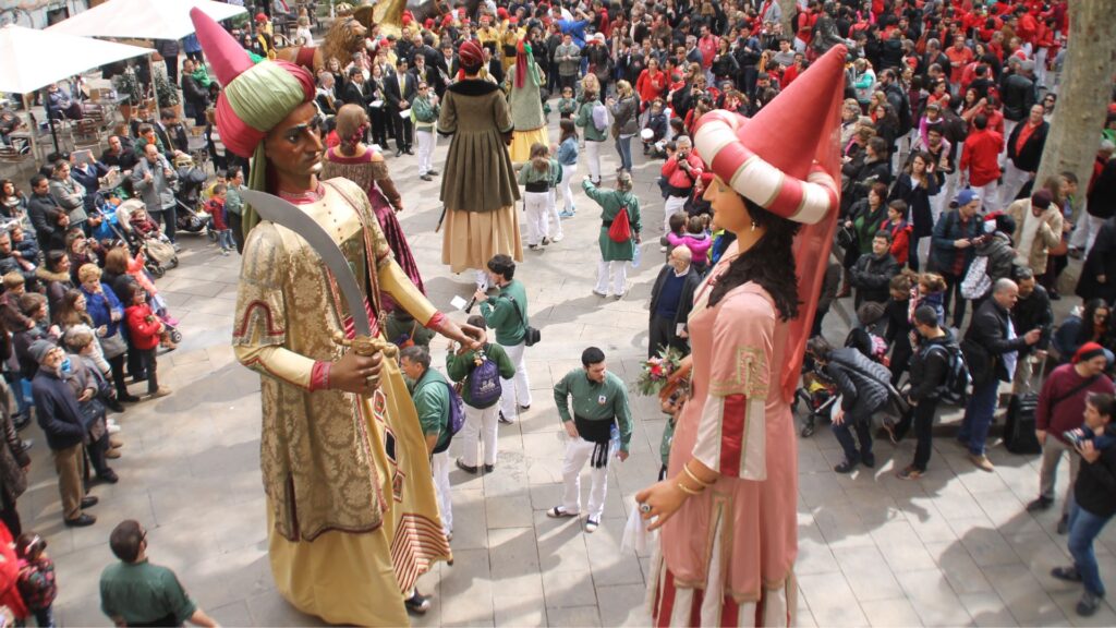 cercavila gegants sant josep oriol