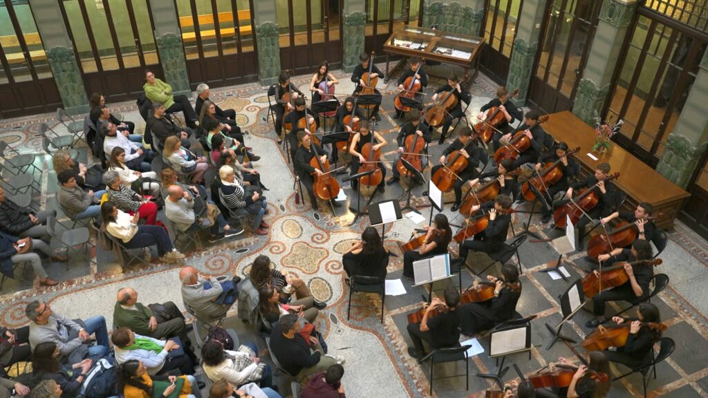 La peixera del Conservatori Municipal de M&uacute;sica