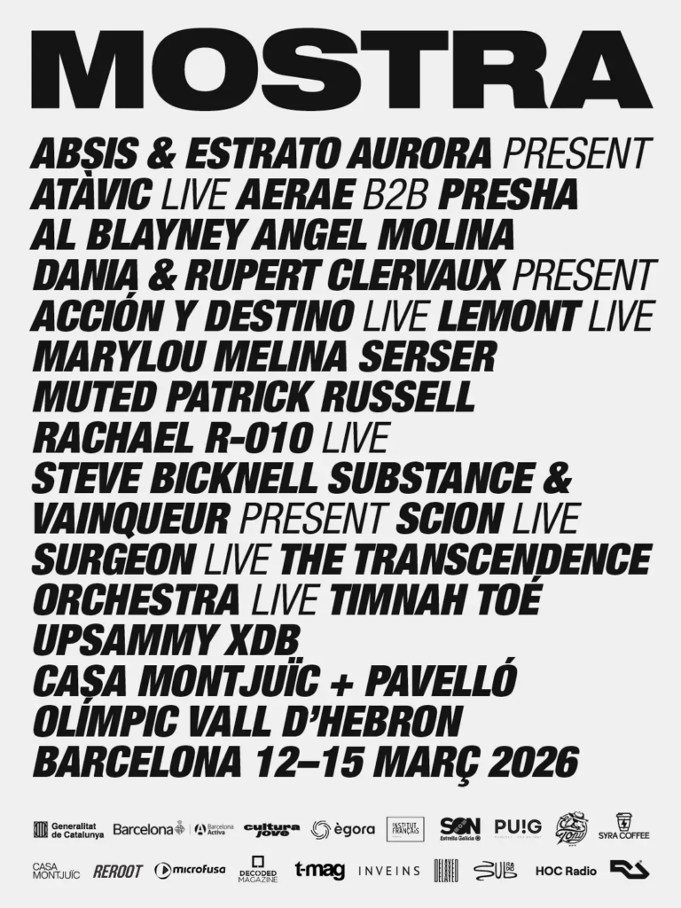 Mostra, festival local independent de música electrònica | agenda del cap de setmana, concerts, música electrònica