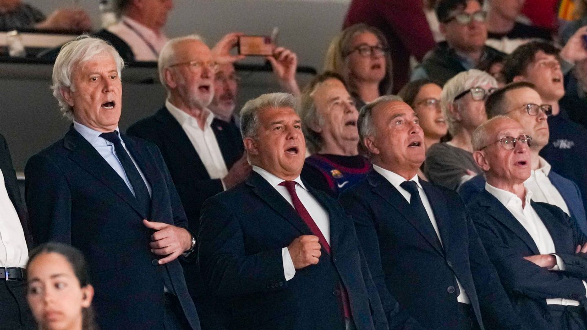 Joan Laporta, Rafa Yuste i Josep Cubells: nou organigrama Barça