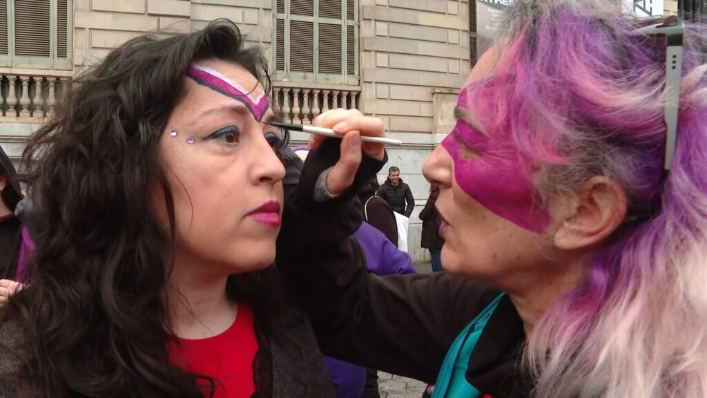manifestaci&oacute; 8M Dia Internacional de les Dones