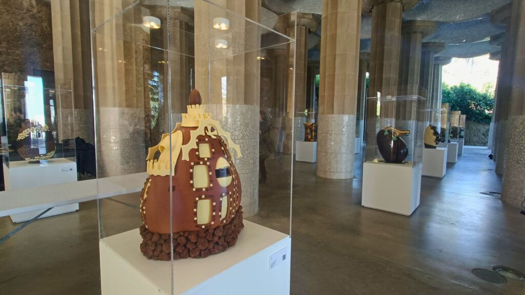 Ou de Pasqua de Brunells per l'exposici&oacute; al Park G&uuml;ell