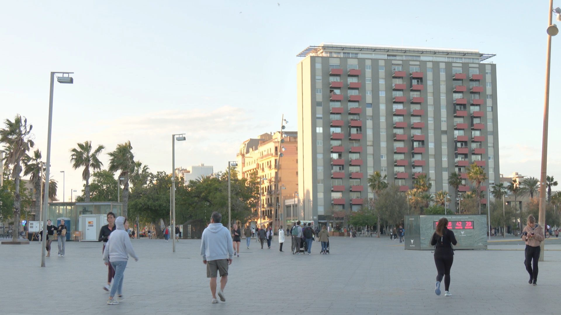 placa del mar barceloneta