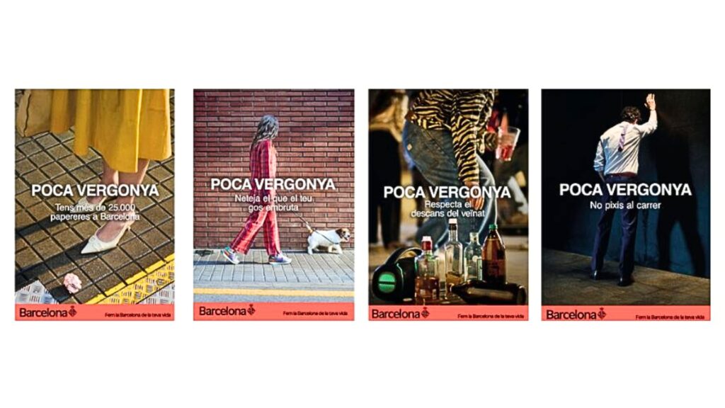 poca vergonya incivisme barcelona 