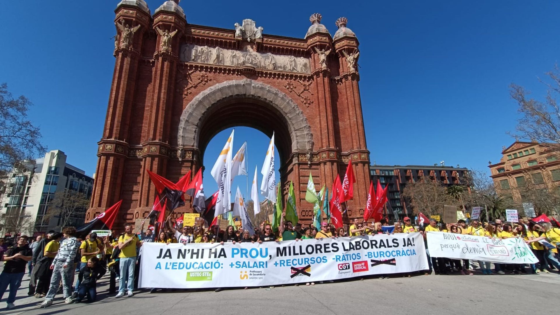 manifestació metges Arc de Triomf