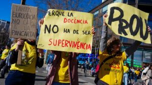 Com serà la vaga d’educació a Barcelona? Aquestes són les aturades i manifestacions convocades