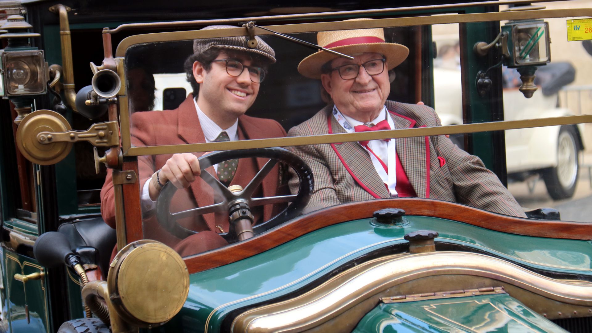 rally coches época Barcelona Sitges, plaza Sant Jaume Barcelona 2026