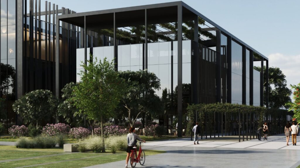 Primera pedra de l'ampliació del DFactory: "Estem construint una cosa única al món" | empresa, noves tecnologies, tecnologia