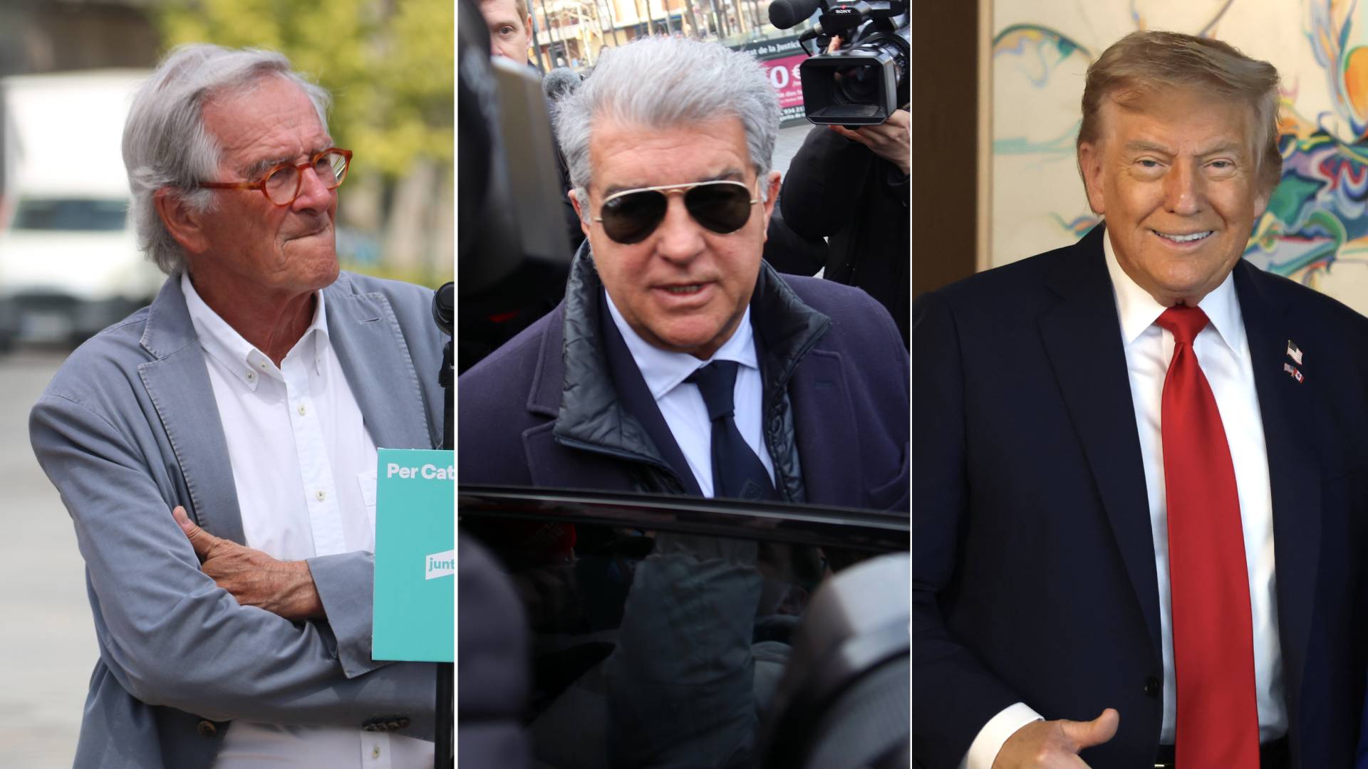 xavier trias joan laporta donald trump