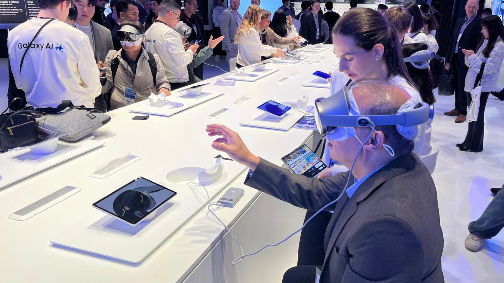 Ulleres de realitat virtual Samsung al Mobile World Congress 2026 de Barcelona 
