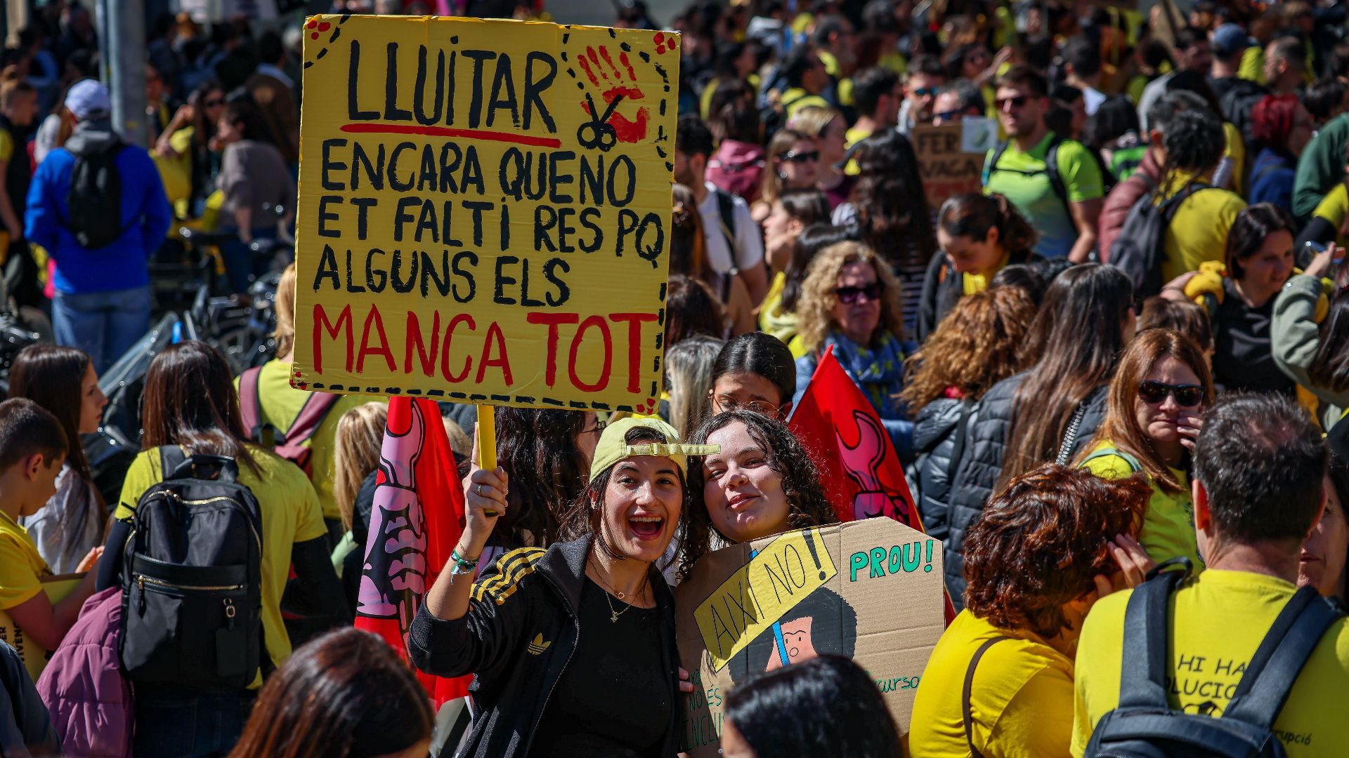 manifestació docents