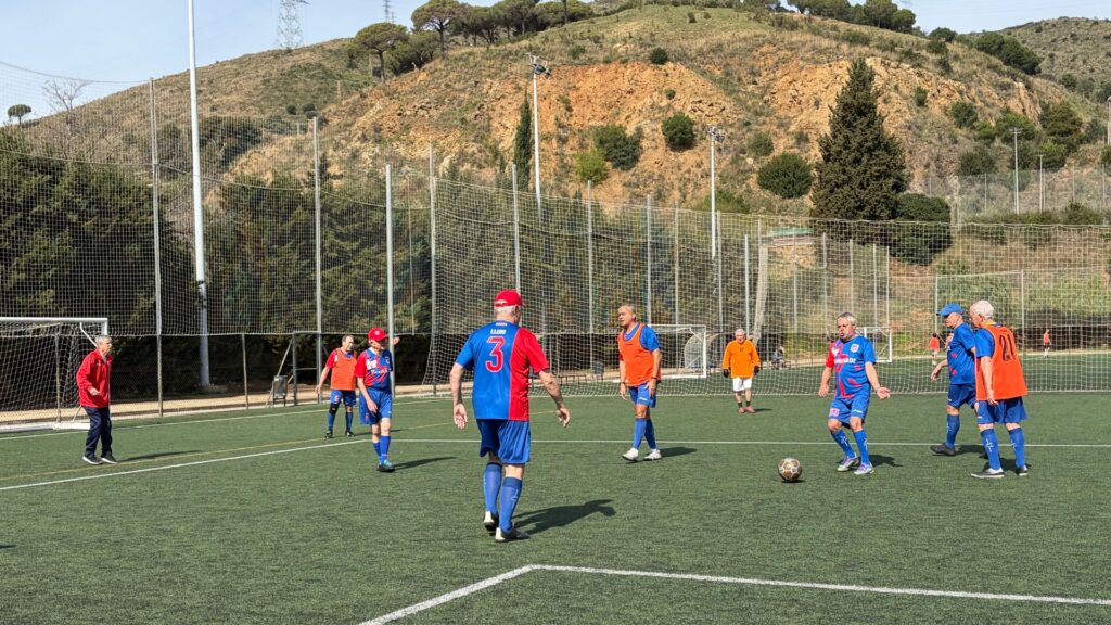 futbol caminant al Walking football barcelona