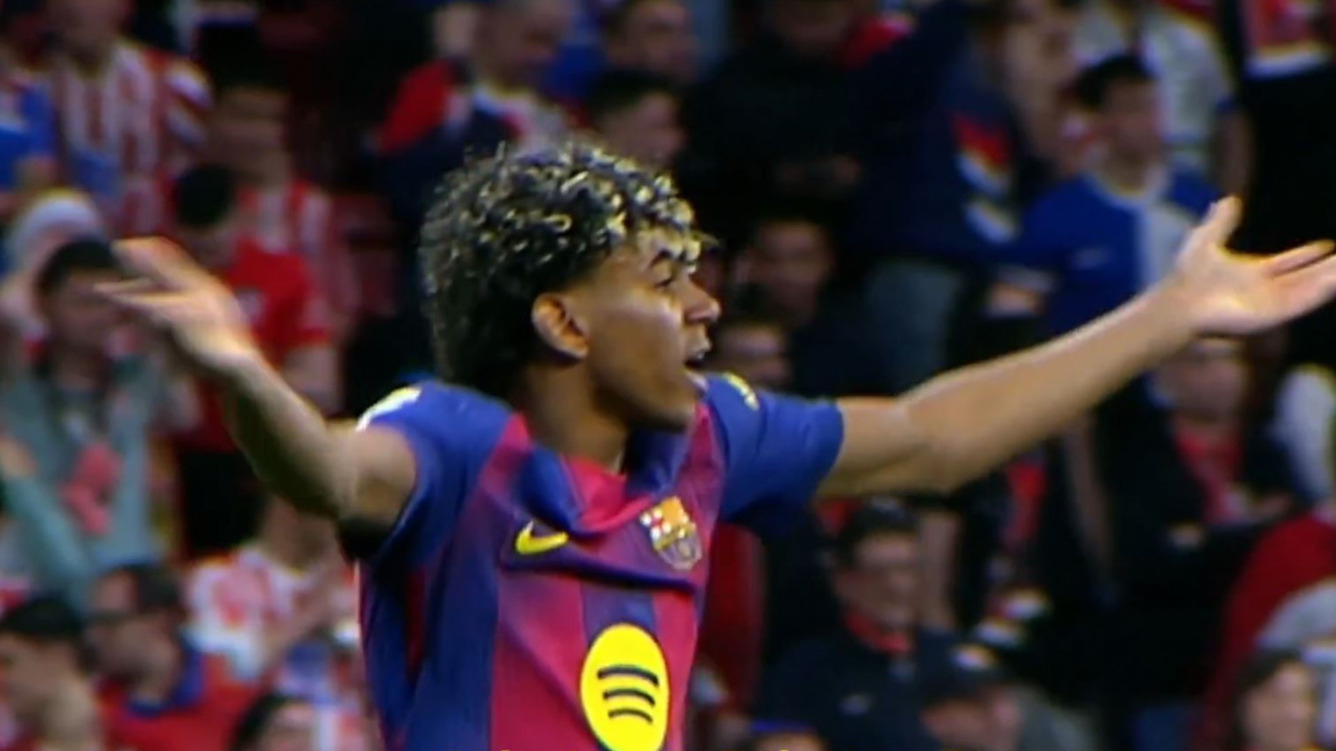 Lamine Yamal empipat al Metropolitano