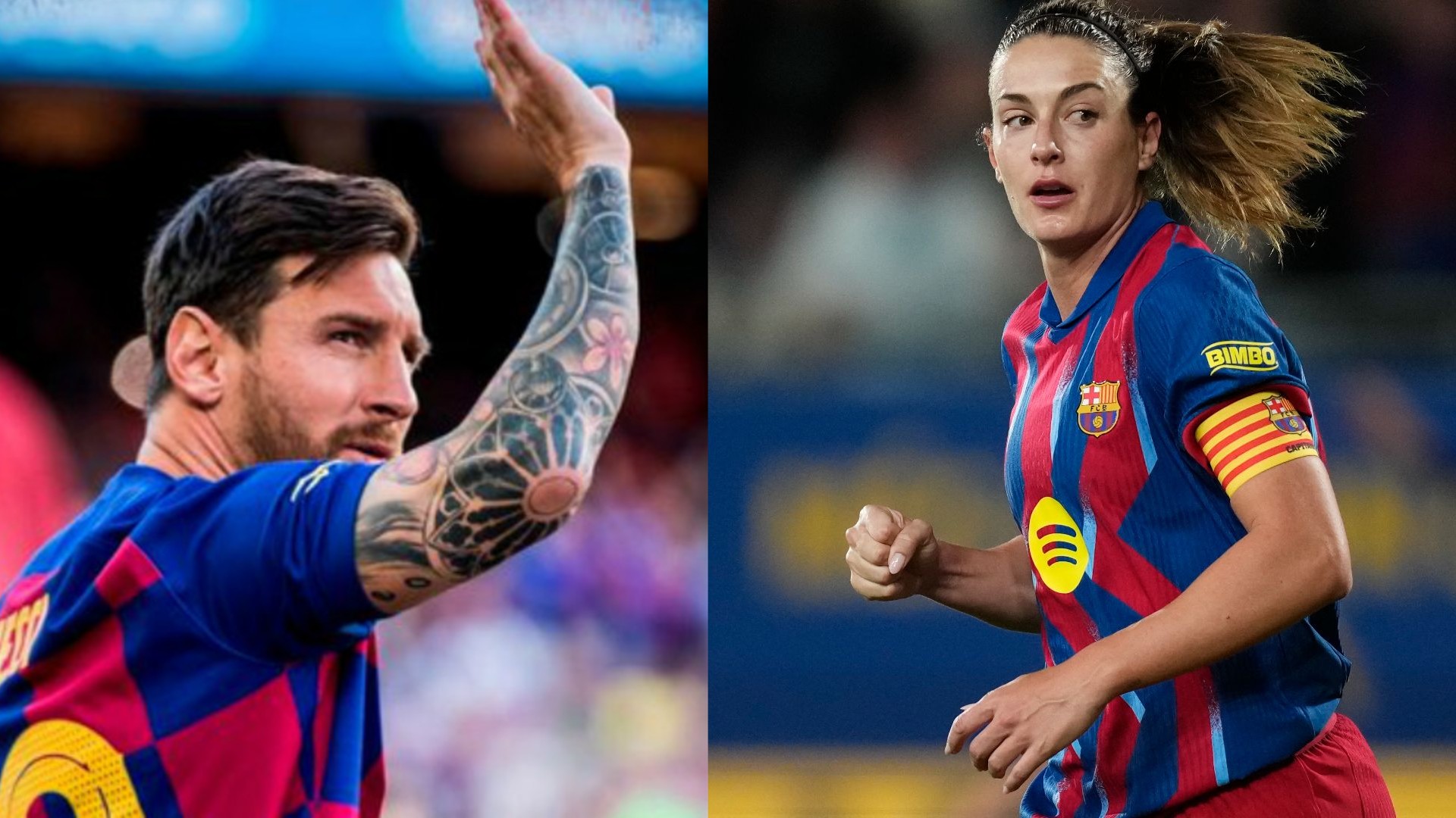 Alexia Putellas i Leo Messi