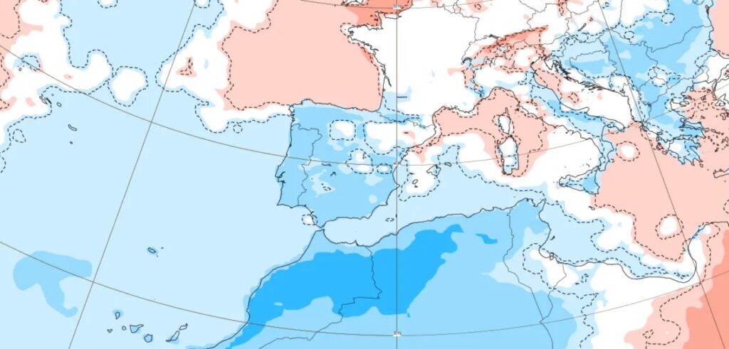 anomalia temperatura setmana 13 abril ECMWF