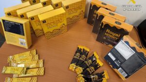 Detectats en un supermercat de Ciutat Vella sobres de mel que contenien Viagra