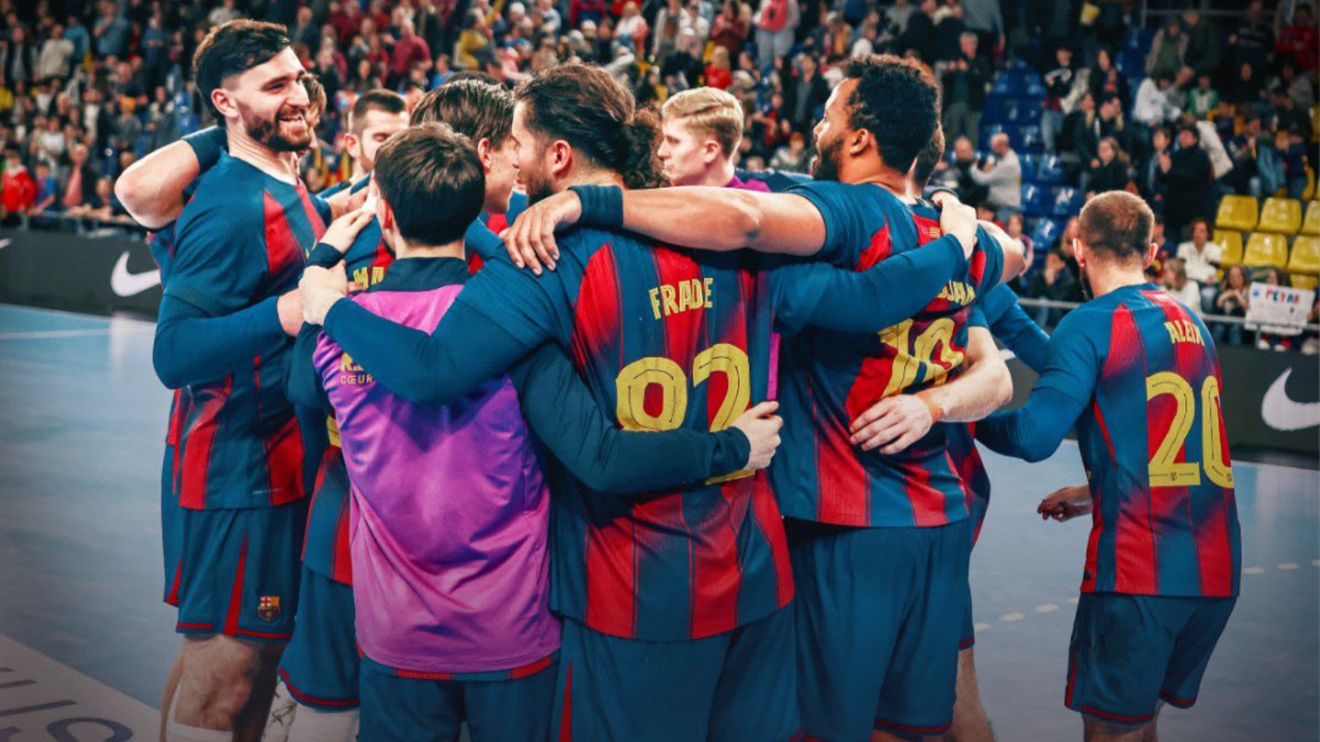 El Barça d'handbol guanya la primera Lliga de la temporada 2025-2026