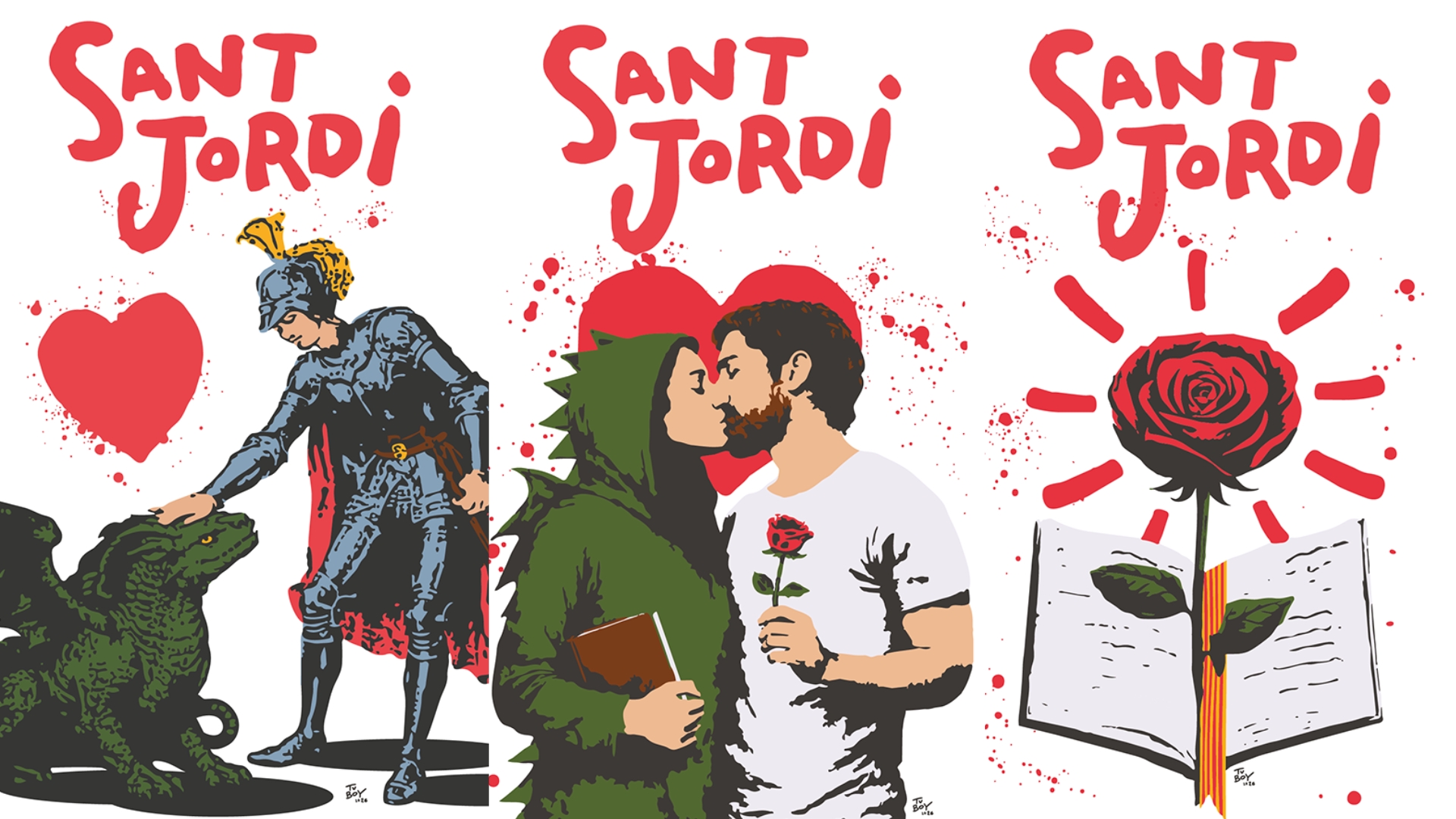 cartells Sant Jordi TVBoy