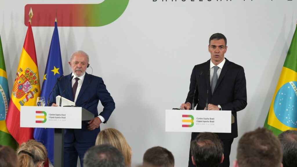 Lula da Silva i Pedro Sánchez