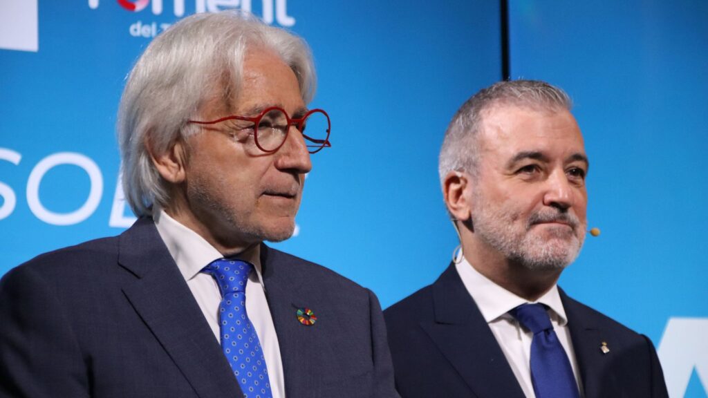 Collboni defensa la intervenció del mercat de l'habitatge des de Foment: "No ens podem resignar" | Foment del Treball, habitatge públic, Jaume Collboni, lloguer