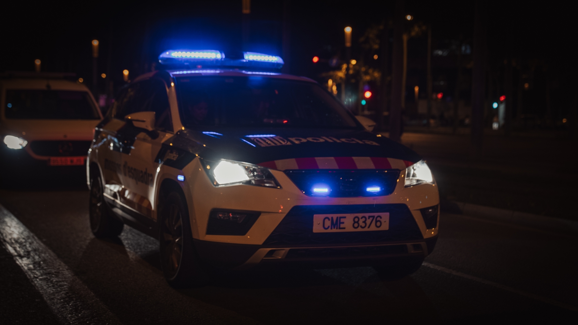 cotxe mossos nit