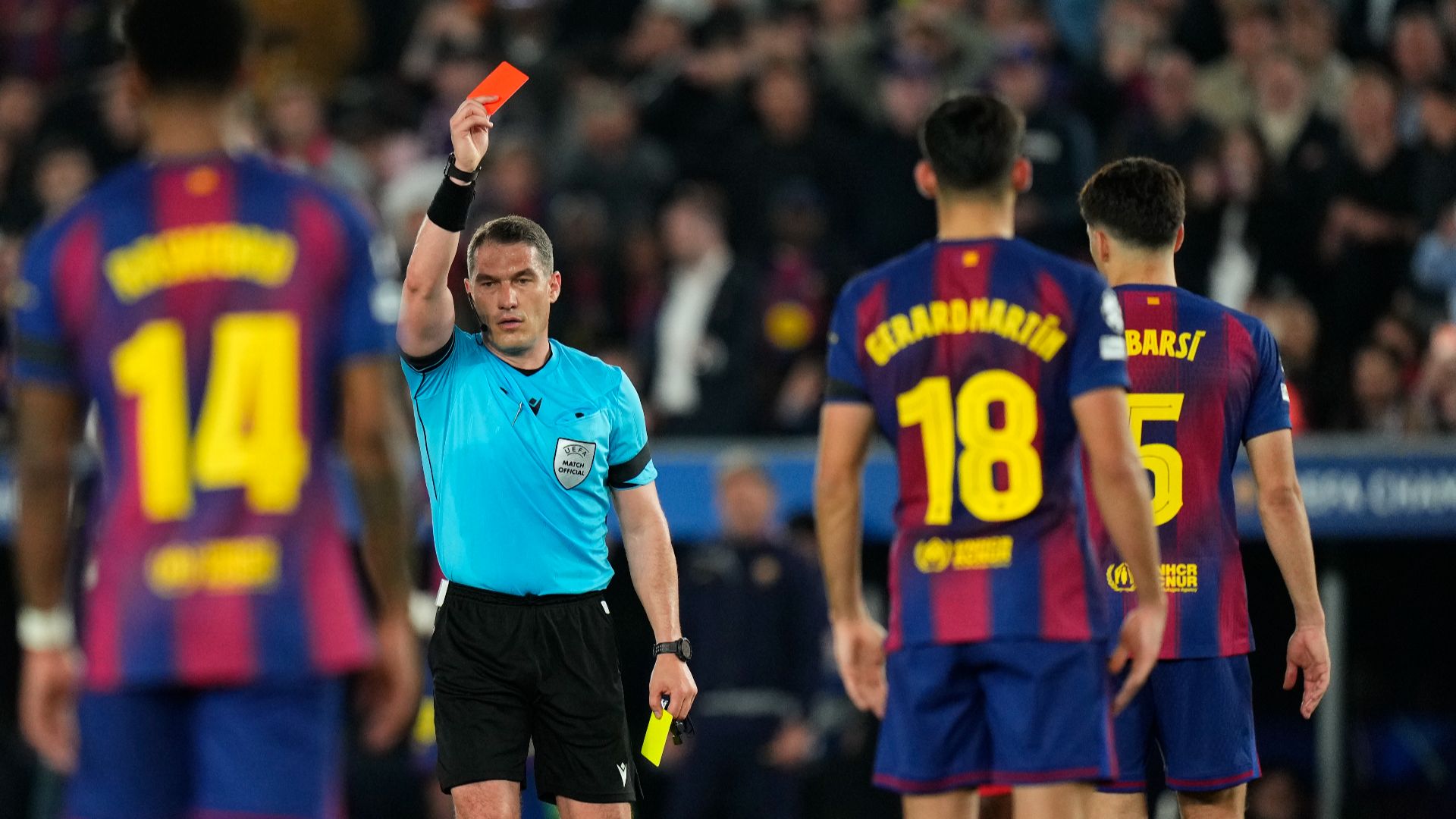 Derrota del Barça a l'anada dels quarts de final de la Champions contra l'Atlètic de Madrid