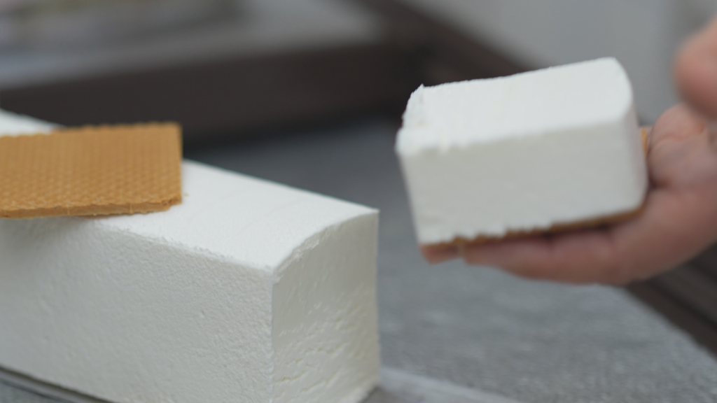 Gelat de tall de l'Orxateria Torroneria Verd&uacute;