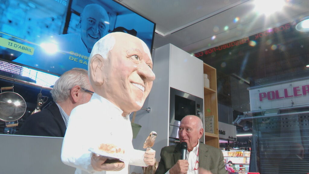 Homenatge a Carles Gaig al Mercat de la Boqueria