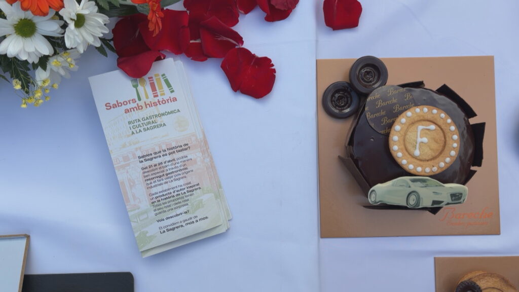 La pastisseria bomboneria Bareche, un dels 15 comerços participants a la primera ruta gastronòmica de la Sagrera