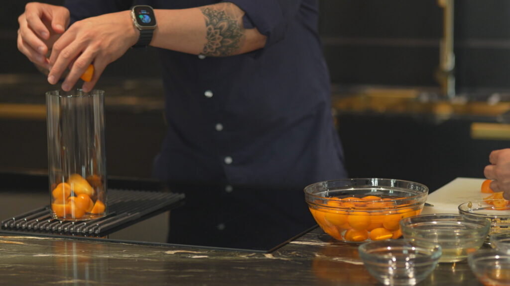 kumquats a la cuina de Gelato Collection d'Albert Adri&agrave;