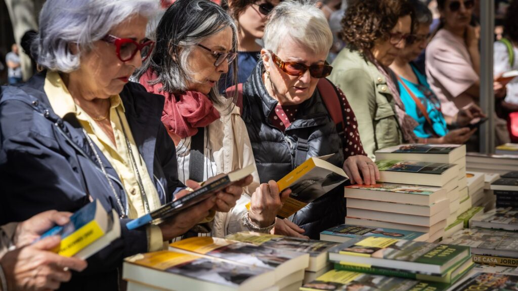 parada de llibres Sant Jordi 2026 a Barcelona