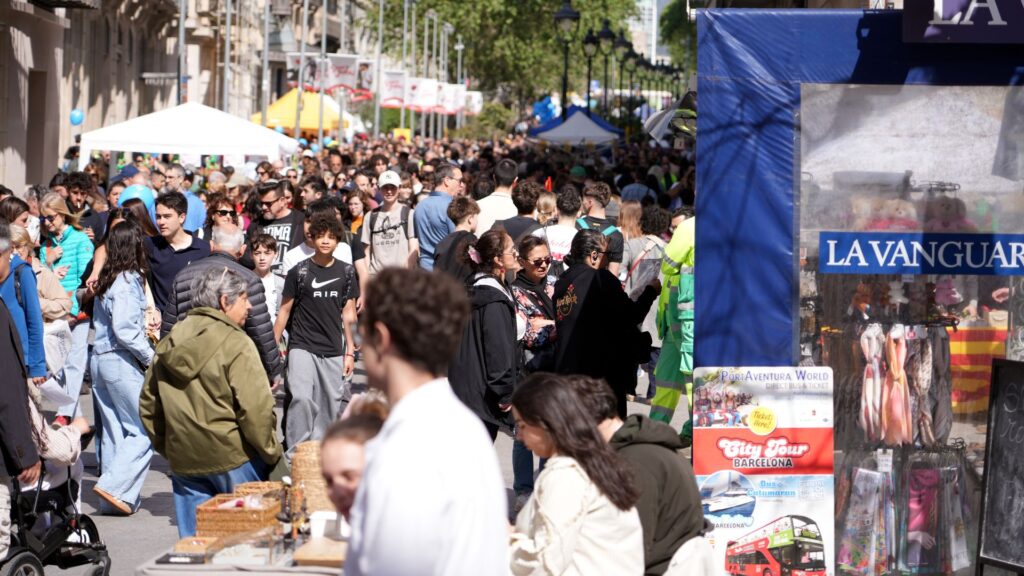 Sant Jordi Barcelona 2026 Portal de l'&Agrave;ngel