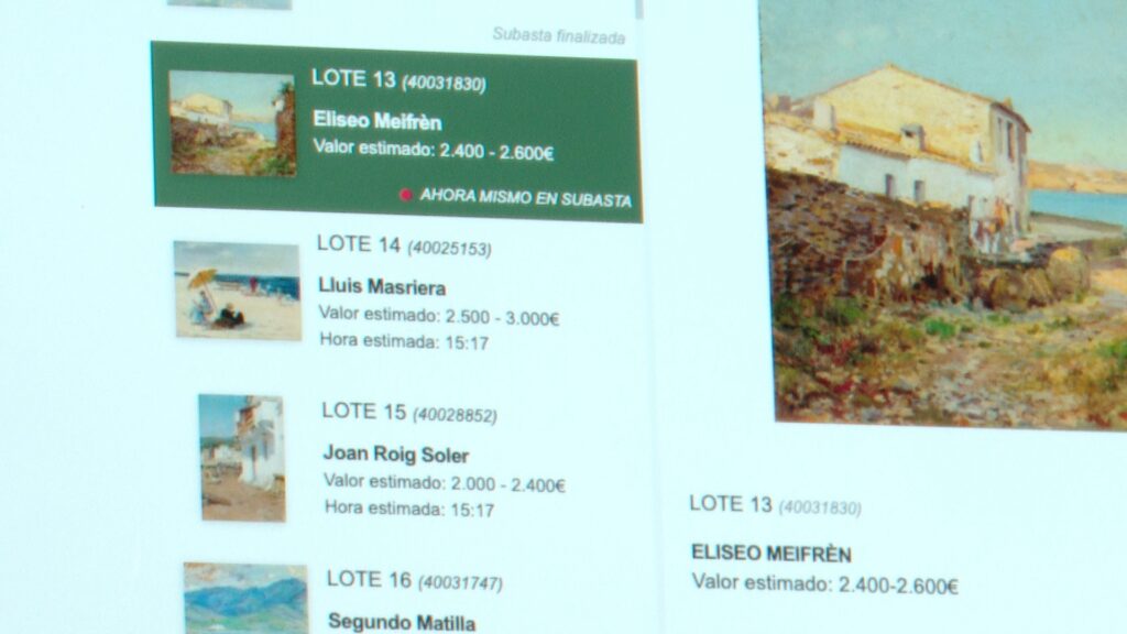 Com funciona una subhasta en línia? | disseny, escultura, pintura