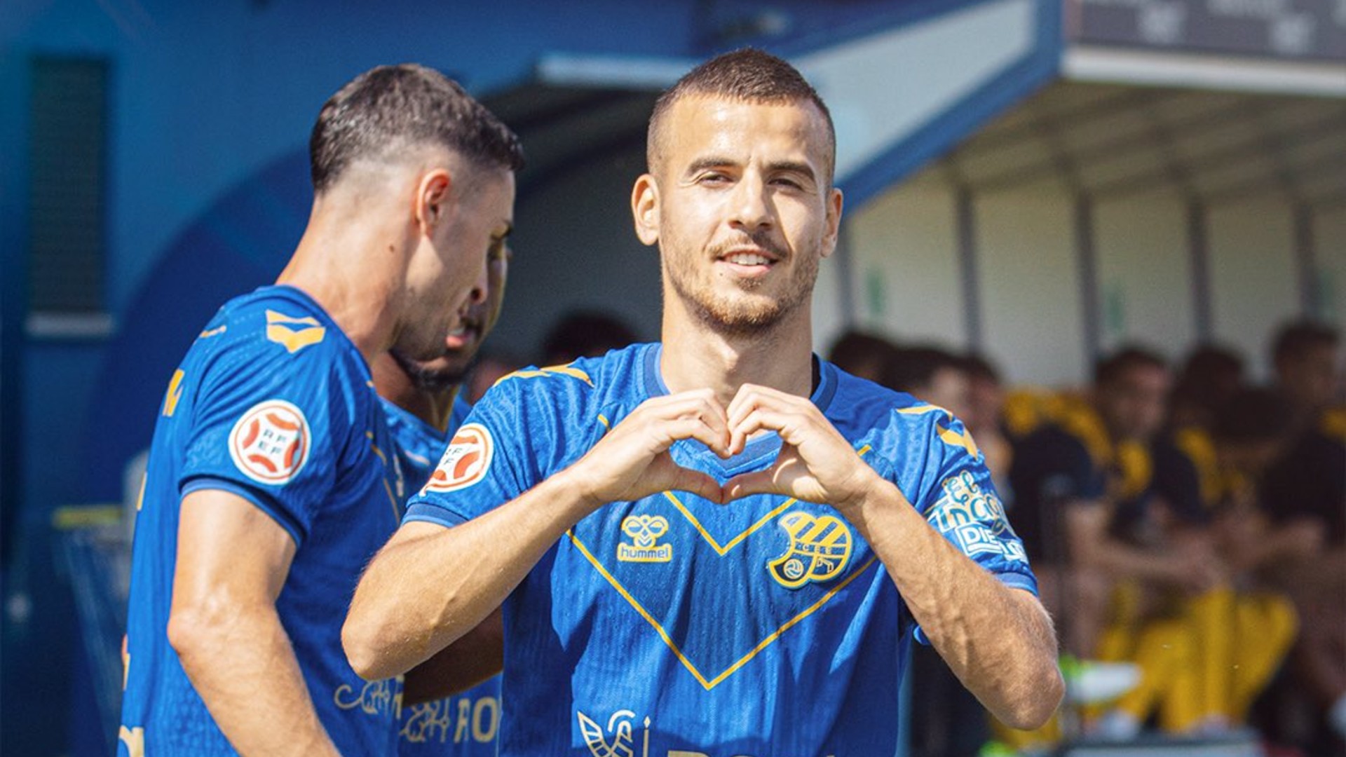 Jordi Cano celebra gol Europa a Alcorc´´on