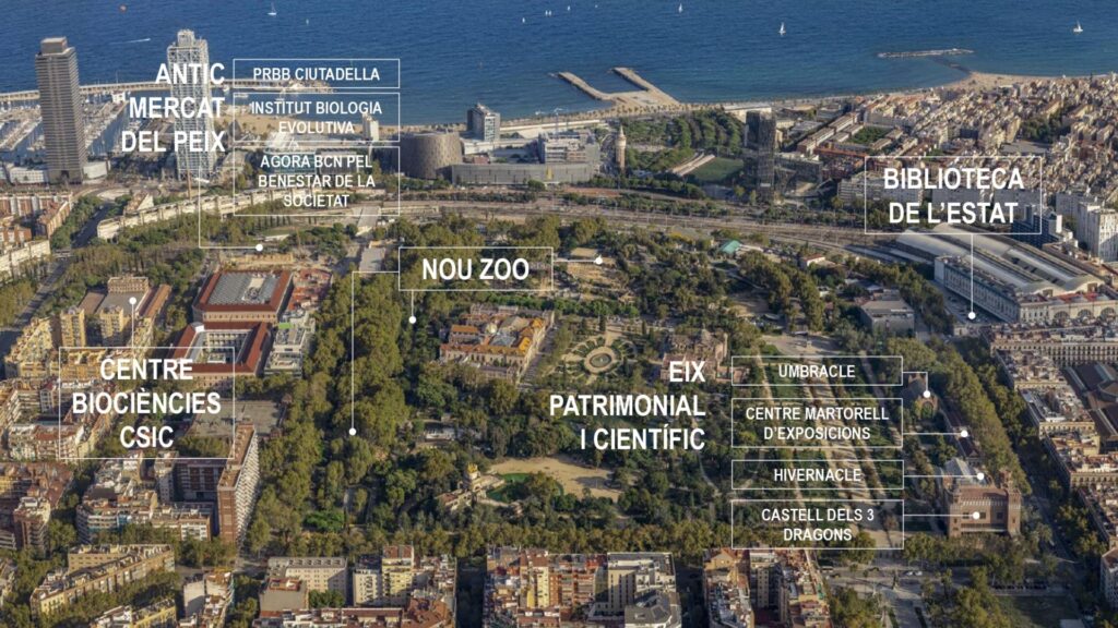 La nova Ciutadella: els 10 equipaments científics que transformaran una àrea de 18 hectàrees | Ajuntament de Barcelona, investigació, obres, Parc de la Ciutadella, recerca, UPF