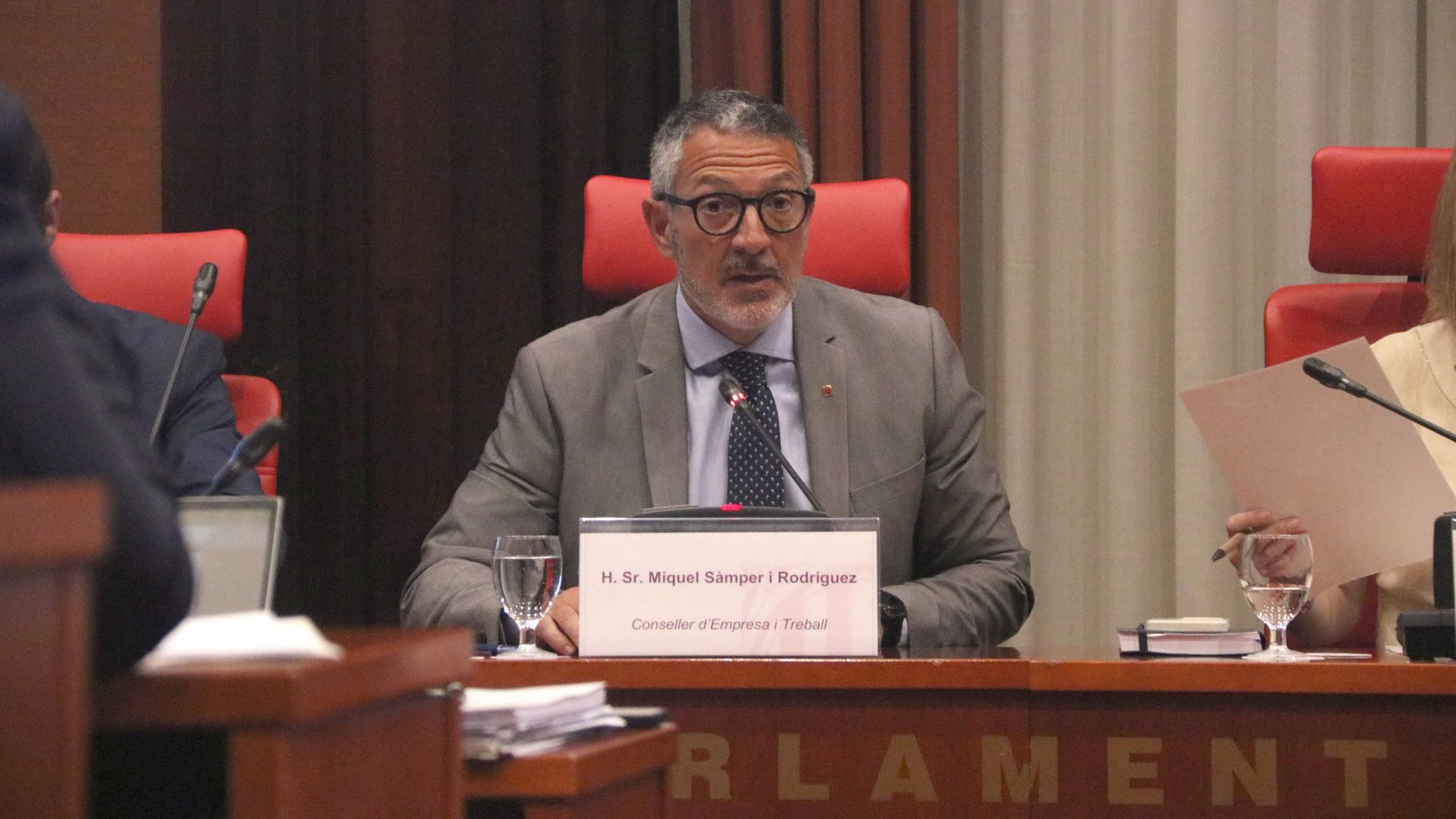 Miquel Sàmper, conseller d'Empresa i Treball