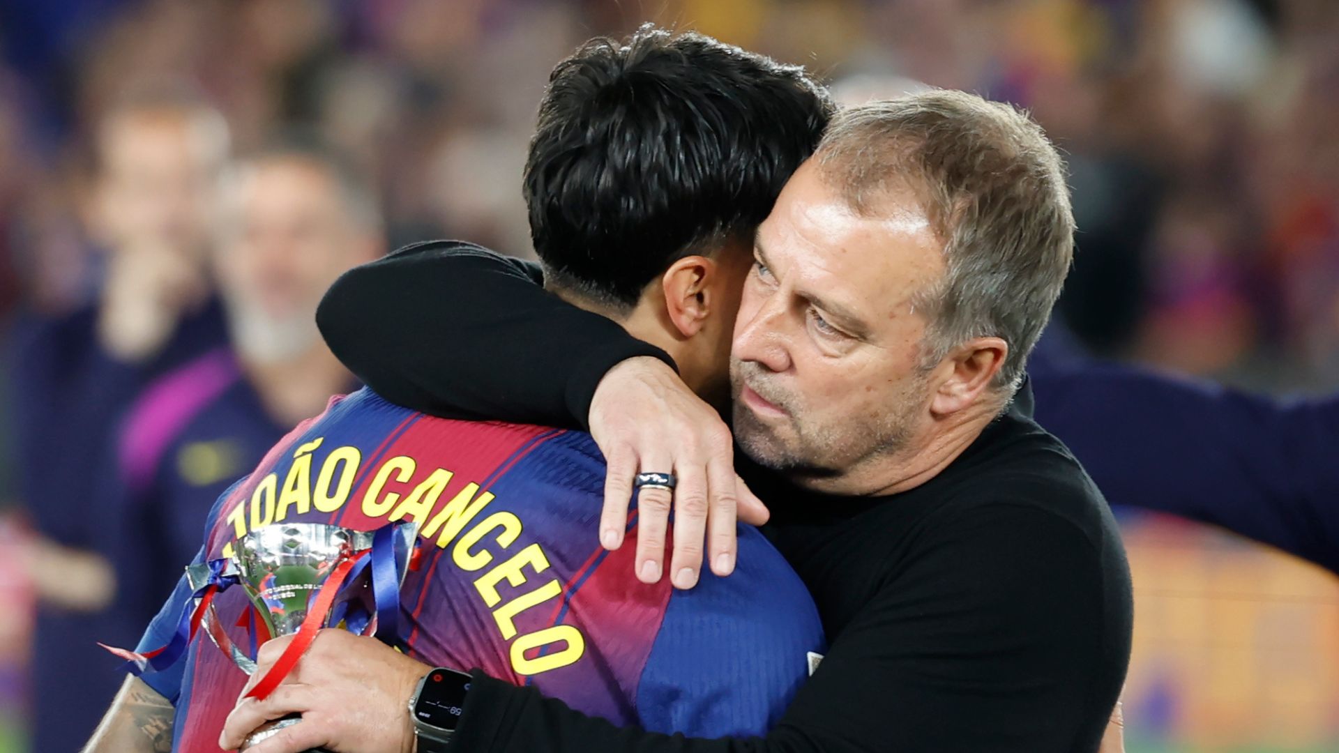 hansi flick lliga joao cancelo fcb