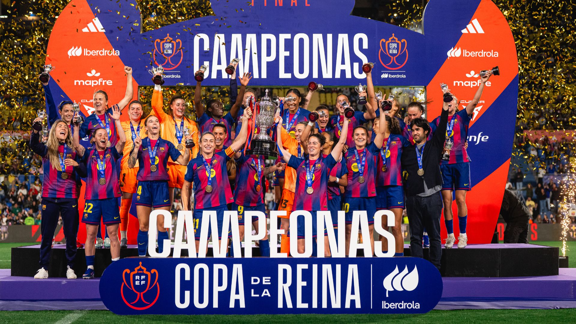 fcb femeni dotzena copa de la reina