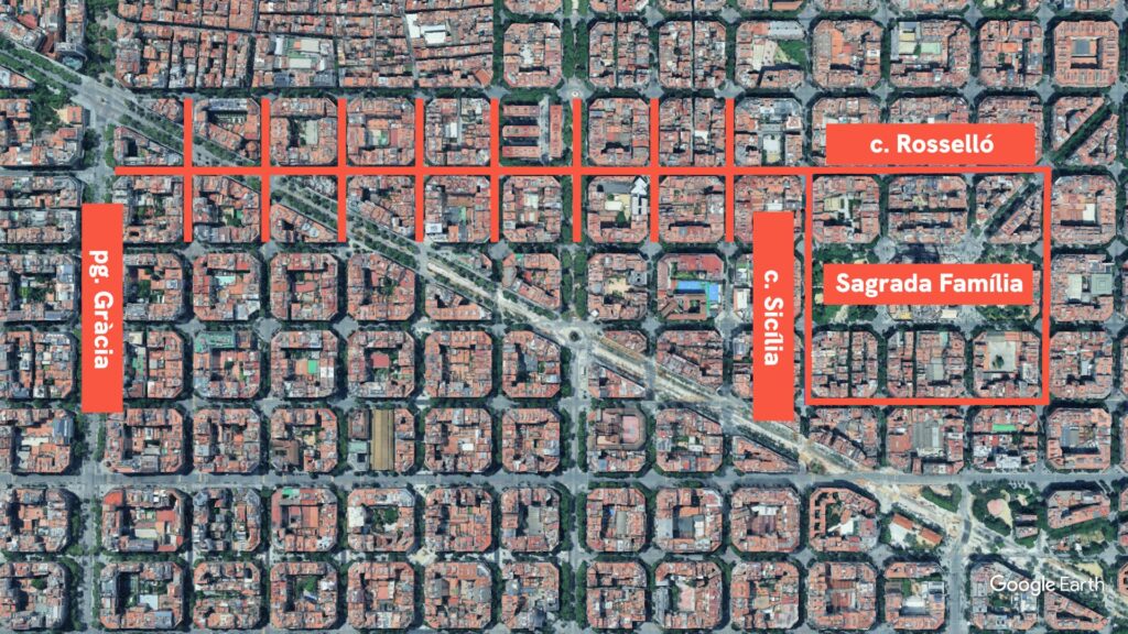 carrers tallats a l'Eixample per la visita del papa Lle&oacute; XIV