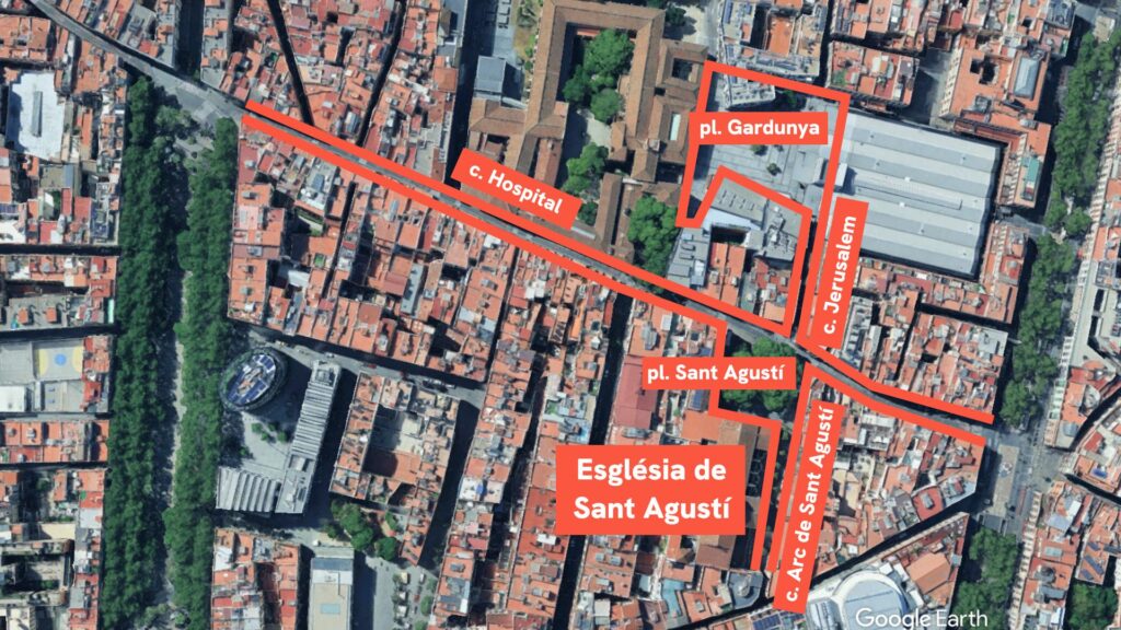 carrers tallats visita papa Lle&oacute; XIV sant Agust&iacute;